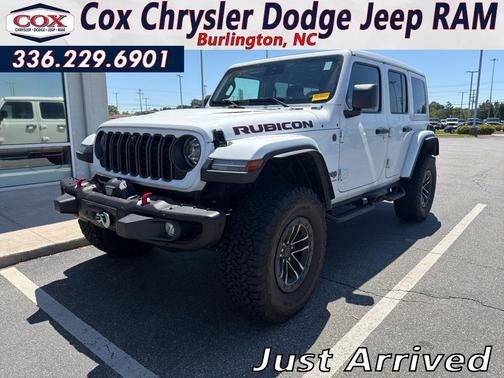 Bright White Clearcoat 2024 Jeep Wrangler Rubicon