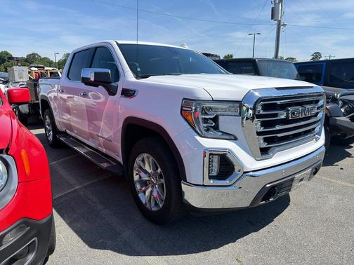 Summit White 2021 GMC Sierra 1500 SLT