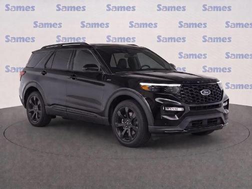 AGATE BLACK METALLIC 2024 Ford Explorer ST-LINE