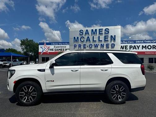 White Frost Tri-Coat 2021 GMC Yukon AT4