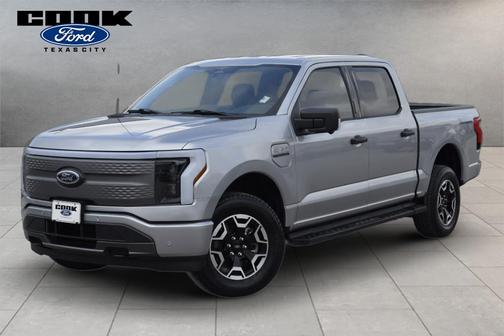 Silver Metallic 2023 Ford F-150 Lightning XLT