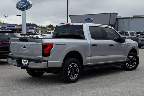 Silver Metallic 2023 Ford F-150 Lightning XLT