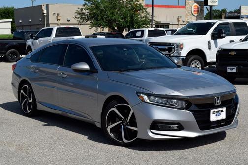 Silver 2018 Honda Accord Sport