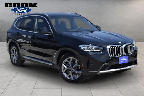 Black Sapphire Metallic 2024 BMW X3 sDrive30i