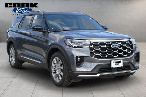 Carbonized Gray Metallic 2026 Ford Explorer Platinum