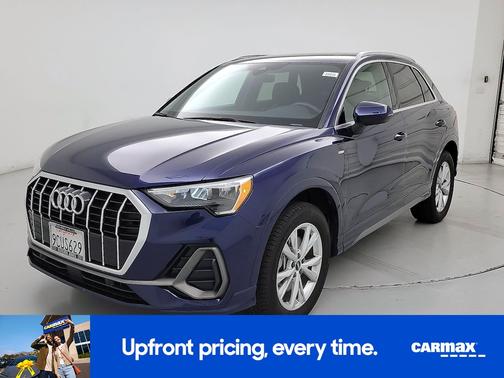 Blue 2022 Audi Q3 S-Line Premium