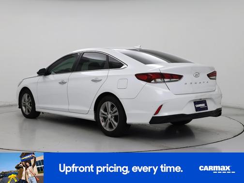 White 2018 Hyundai SONATA SEL