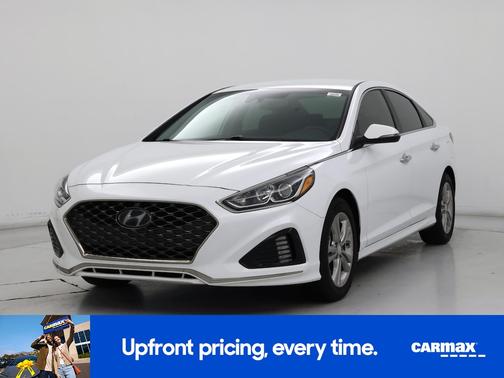 White 2018 Hyundai SONATA SEL