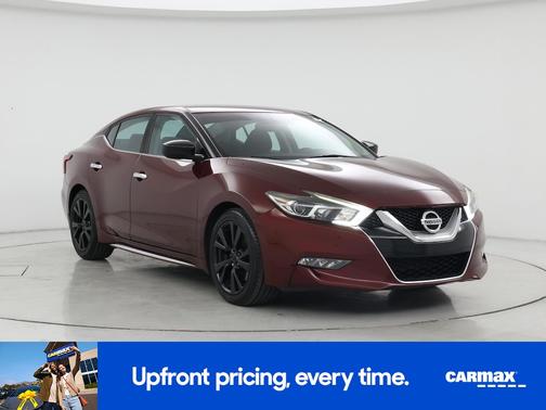 Burgundy 2017 Nissan Maxima S