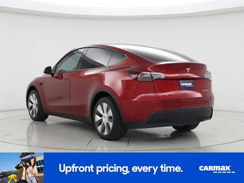 Red 2024 Tesla Model Y Long Range