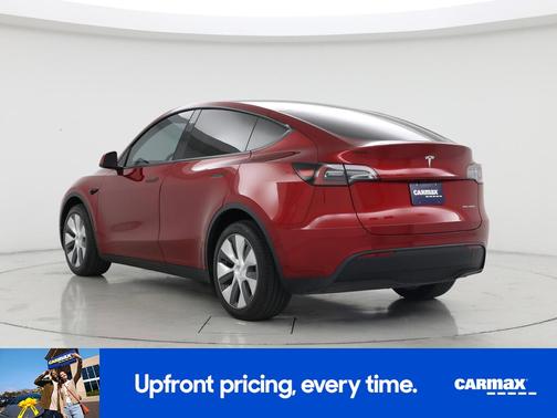 Red 2024 Tesla Model Y Long Range