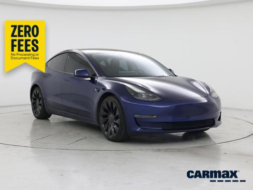 Blue 2023 Tesla Model 3 Performance