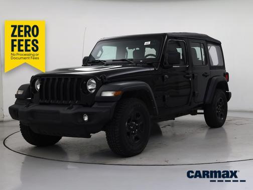 Black 2023 Jeep Wrangler Unlimited Sport