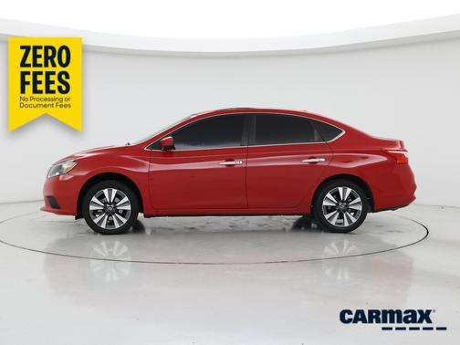 Red 2019 Nissan Sentra SV