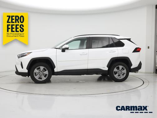 White 2024 Toyota RAV4 Hybrid LE