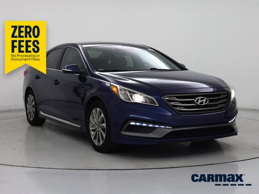 Blue 2015 Hyundai SONATA Sport