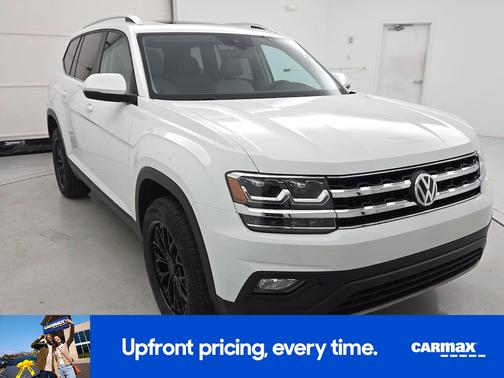 White 2019 Volkswagen Atlas SE w/Tech
