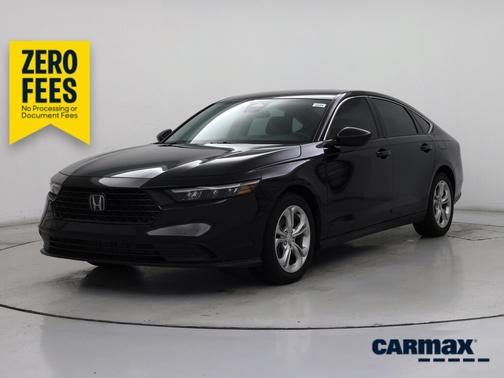 Black 2023 Honda Accord LX