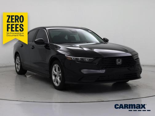 Black 2023 Honda Accord LX