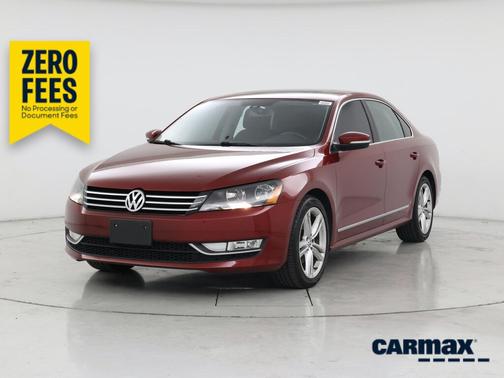Red 2015 Volkswagen Passat SE