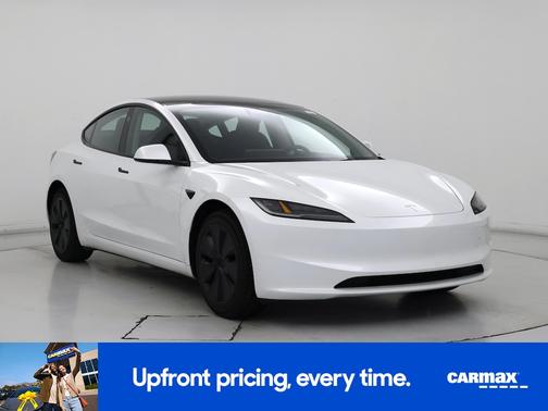 White 2025 Tesla Model 3 Long Range