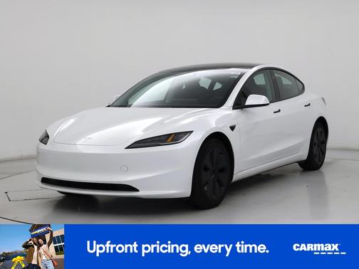 White 2025 Tesla Model 3 Long Range