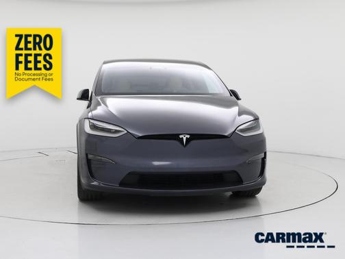 Gray 2022 Tesla Model X Plaid