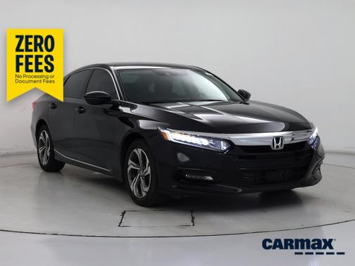 Black 2018 Honda Accord EX-L