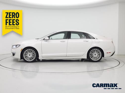 White 2017 Lincoln MKZ Hybrid Reserve