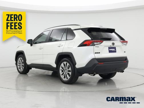 White 2021 Toyota RAV4 XLE Premium