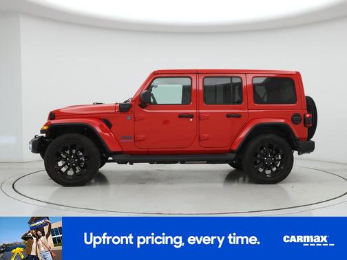 Red 2025 Jeep Wrangler 4xe Sahara