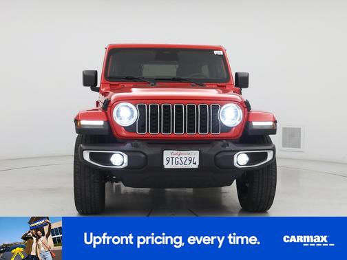 Red 2025 Jeep Wrangler 4xe Sahara