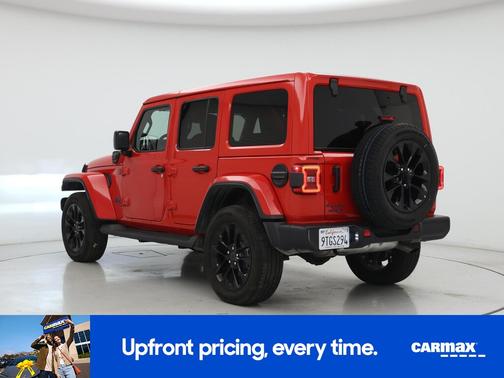 Red 2025 Jeep Wrangler 4xe Sahara