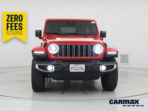 Red 2025 Jeep Wrangler 4xe Sahara