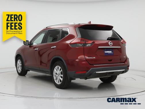 Red 2019 Nissan Rogue SV