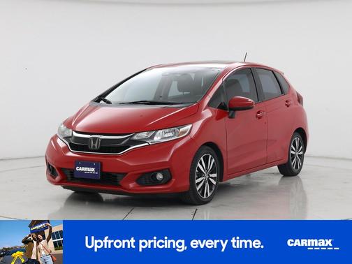 Red 2018 Honda Fit EX
