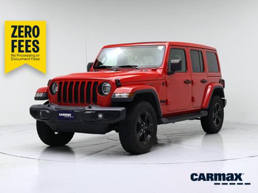 Red 2022 Jeep Wrangler Unlimited Sahara Altitude