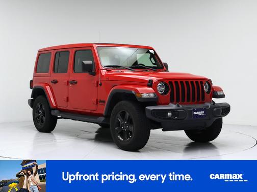 Red 2022 Jeep Wrangler Unlimited Sahara Altitude
