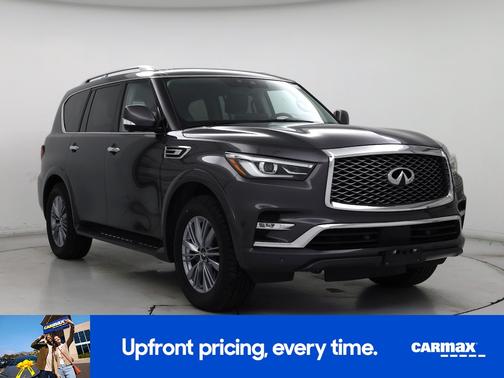 Gray 2024 INFINITI QX80 Luxe