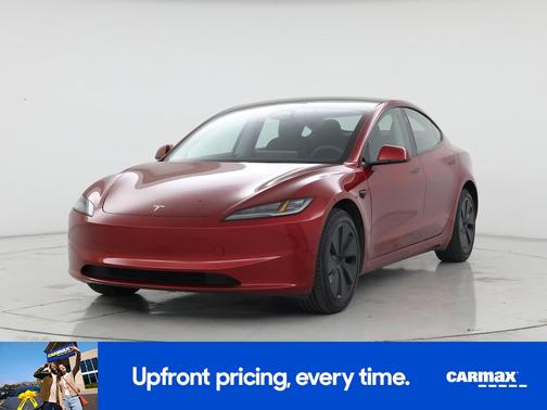 Red 2024 Tesla Model 3