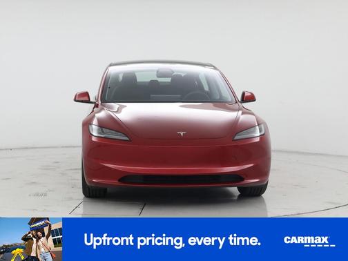 Red 2024 Tesla Model 3