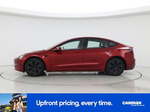 Red 2024 Tesla Model 3