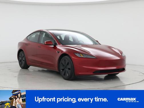 Red 2024 Tesla Model 3