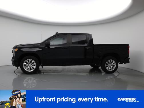 Black 2022 Chevrolet Silverado 1500 Custom