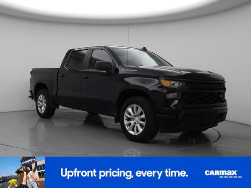 Black 2022 Chevrolet Silverado 1500 Custom