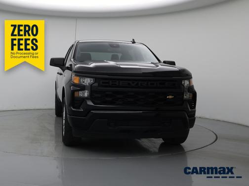 Black 2022 Chevrolet Silverado 1500 Custom
