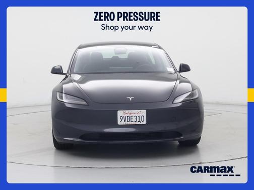 Gray 2025 Tesla Model 3 Long Range