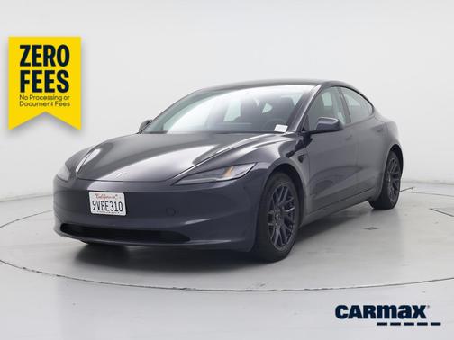 Gray 2025 Tesla Model 3 Long Range