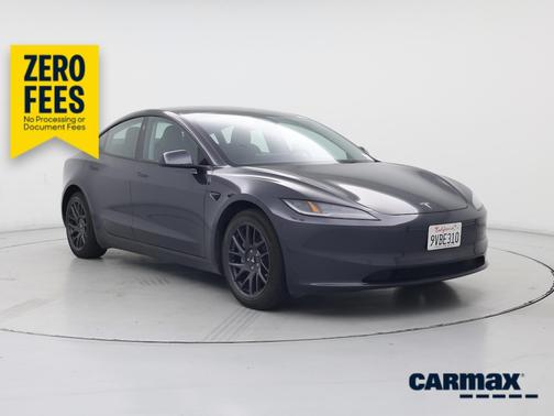 Gray 2025 Tesla Model 3 Long Range