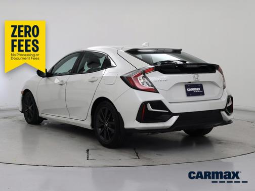 White 2020 Honda Civic EX-L